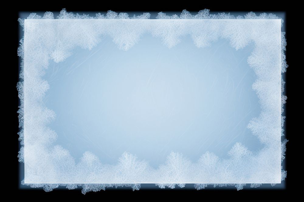 Frosted dices flake frame backgrounds winter snow.