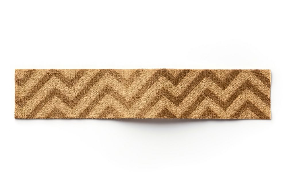 Chevron pattern adhesive strip white background accessories rectangle. AI generated Image by rawpixel.