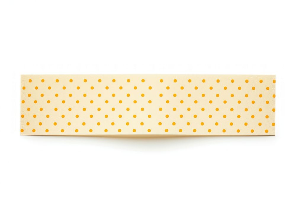 Dot pattern adhesive strip paper white background rectangle. AI generated Image by rawpixel.