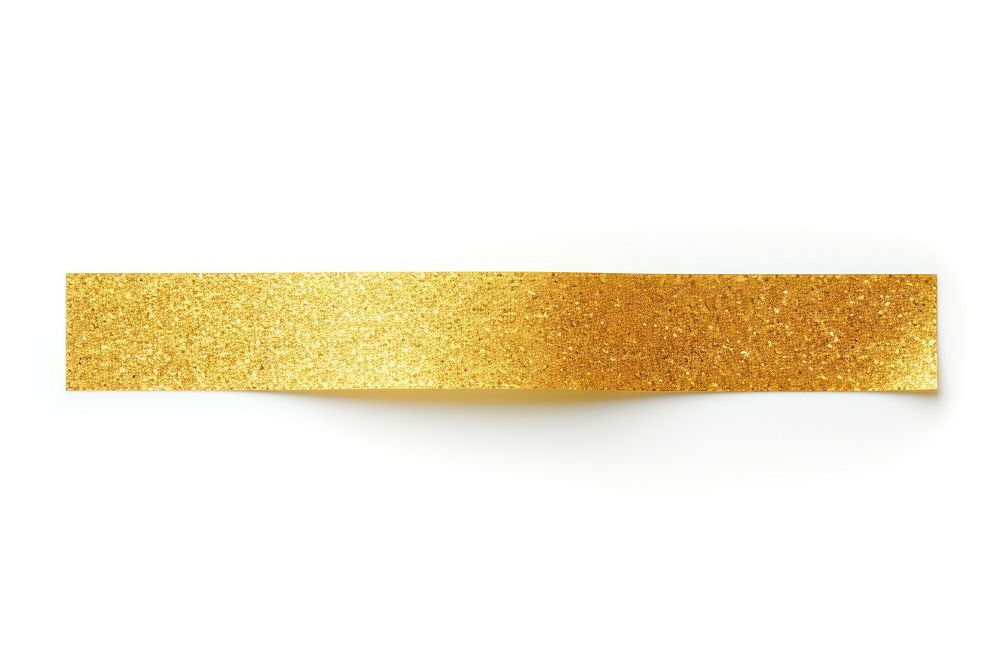 Glossy Gold glitter adhesive strip gold white background celebration. AI generated Image by rawpixel.