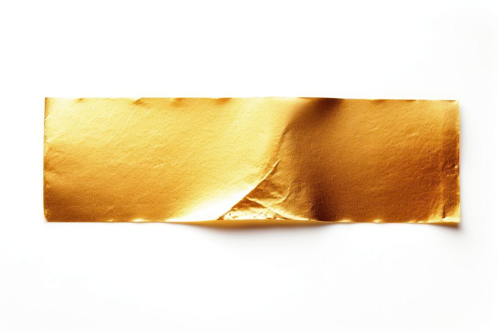 Glossy golden adhesive strip paper white background accessories. AI generated Image by rawpixel.