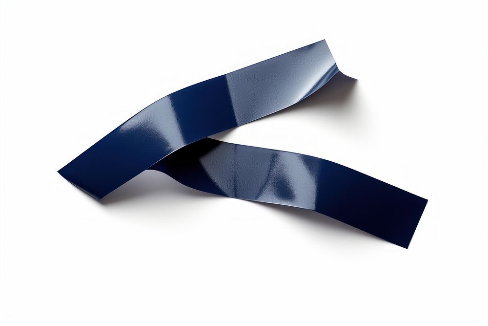 Glossy dark blue vinyl adhesive strip white background accessories accessory. AI generated Image by rawpixel.