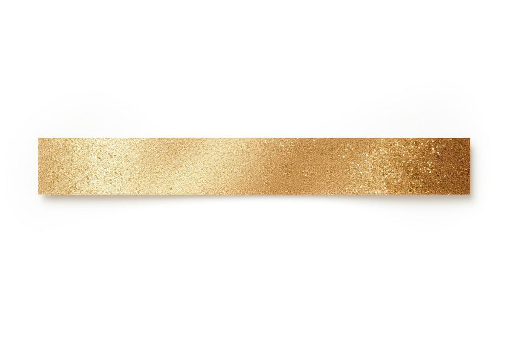 Glossy light Gold glitter adhesive strip gold white background accessories. AI generated Image by rawpixel.