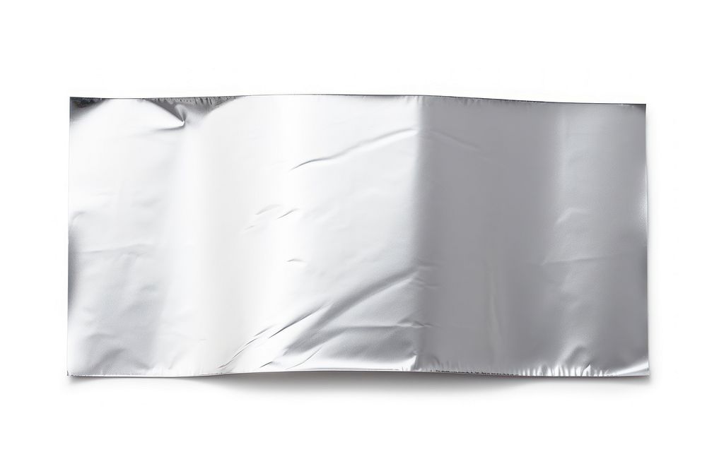 Glossy platinum foil adhesive strip backgrounds paper white. AI generated Image by rawpixel.