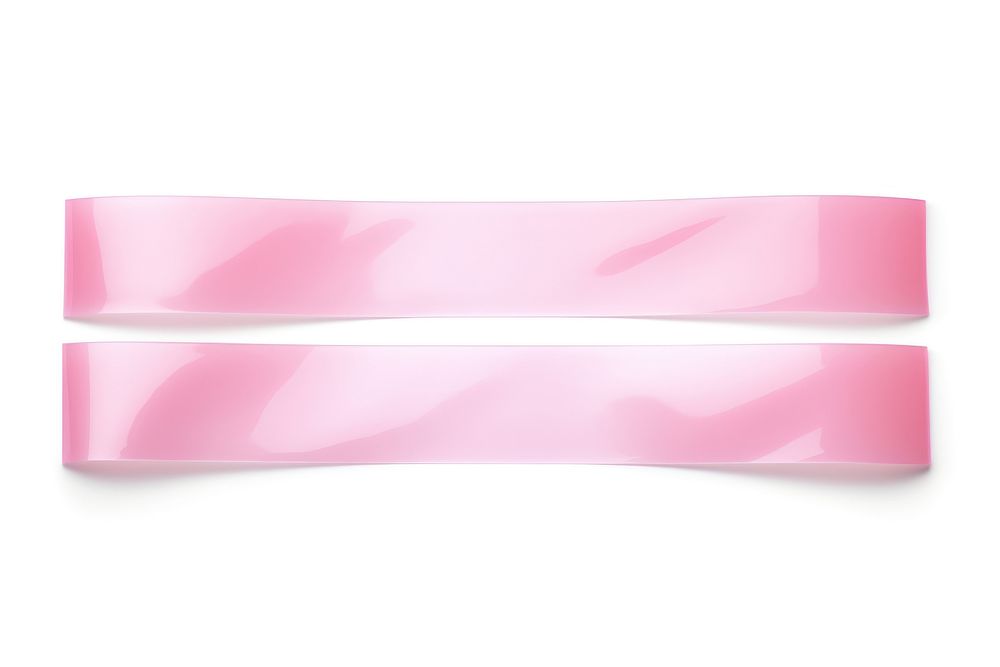 Glossy pink vinyl adhesive strip jewelry tape white background. AI generated Image by rawpixel.