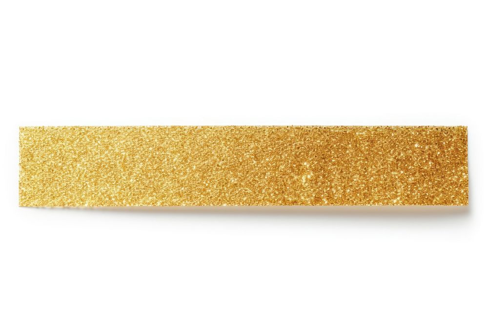 Glossy platinum Gold glitter adhesive strip gold white background bling-bling. AI generated Image by rawpixel.
