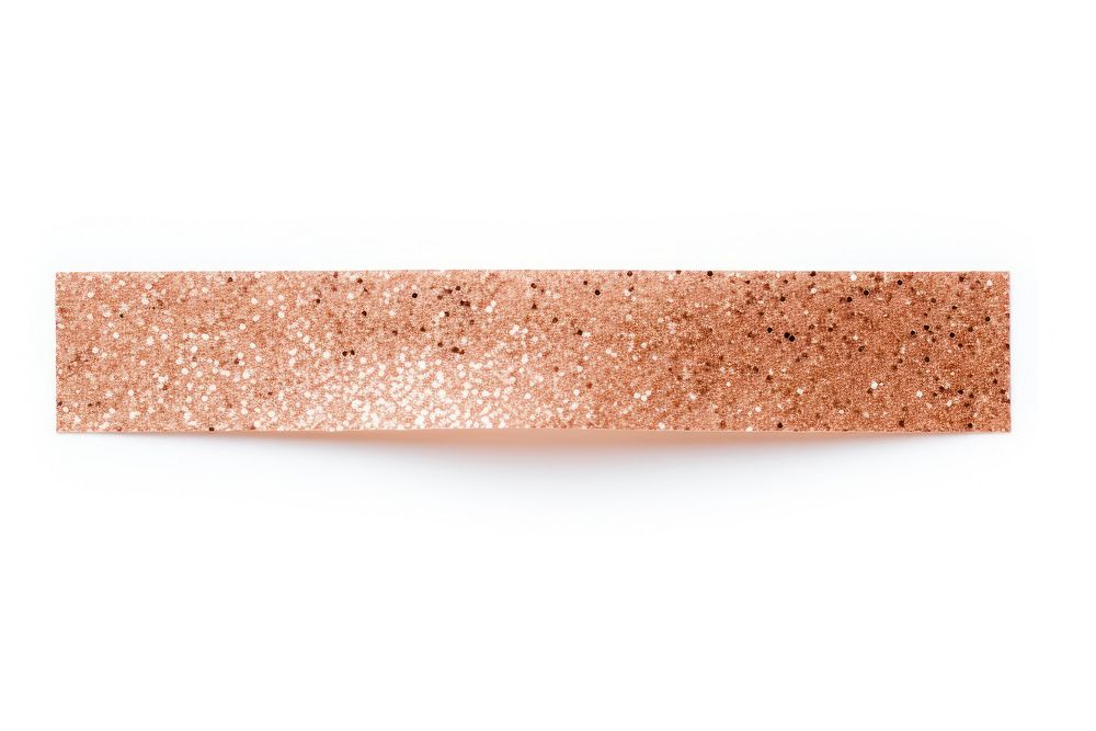 Glossy Rose gold glitter adhesive strip white background rectangle pattern. AI generated Image by rawpixel.
