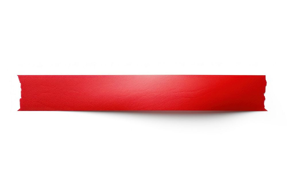 Glossy red vinyl adhesive strip white background rectangle textured. AI generated Image by rawpixel.