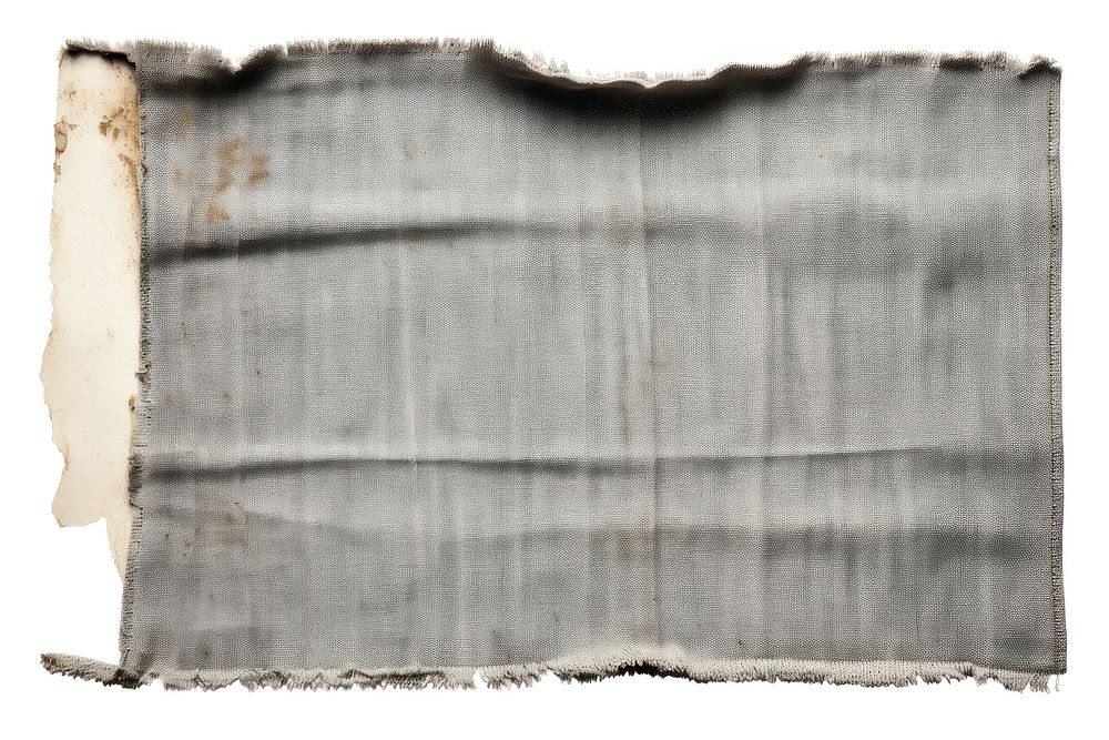 Grey cloth textile adhesive strip backgrounds rough white background. AI generated Image by rawpixel.