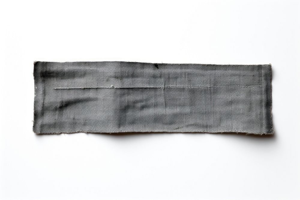 Grey cloth textile adhesive strip linen white background accessories. AI generated Image by rawpixel.