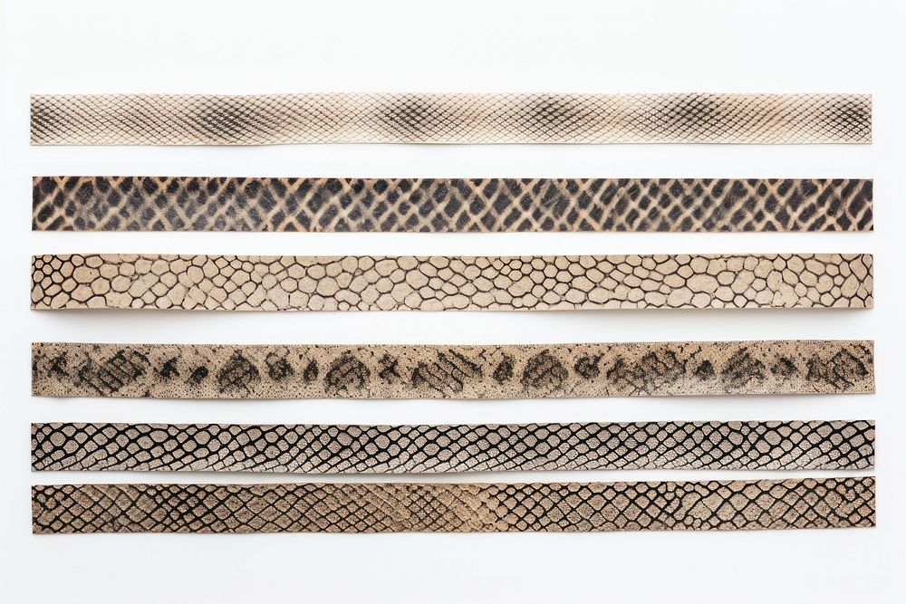 Snake pattern adhesive strip backgrounds white background textured. 