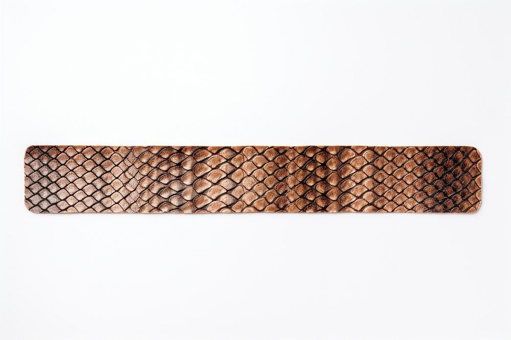 Snake pattern adhesive strip belt white background bling-bling. AI generated Image by rawpixel.