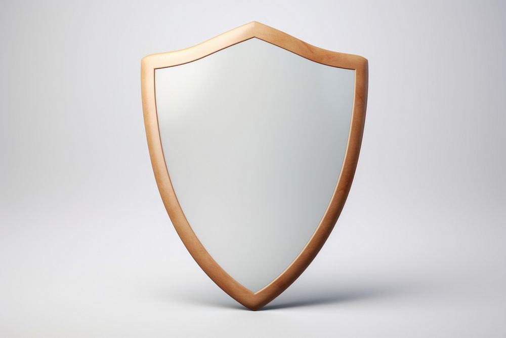 Shield white background photography protection.