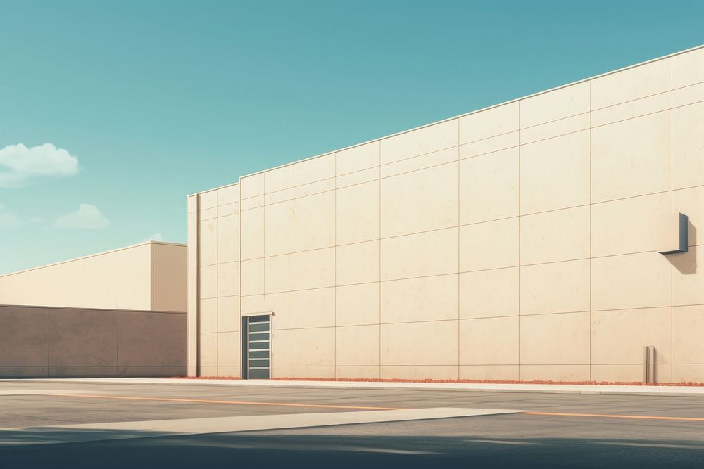  Building out-side view building architecture outdoors. AI generated Image by rawpixel.