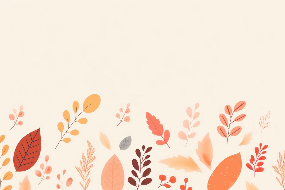 Autumn backgrounds pattern plant. AI generated Image by rawpixel.