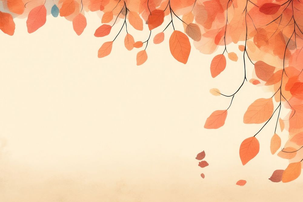 Autumn backgrounds plant leaf. AI generated Image by rawpixel.
