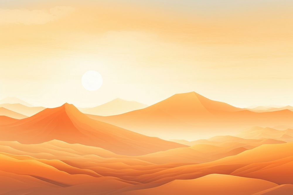  Pastel mountain landscape backgrounds sunlight. AI generated Image by rawpixel.