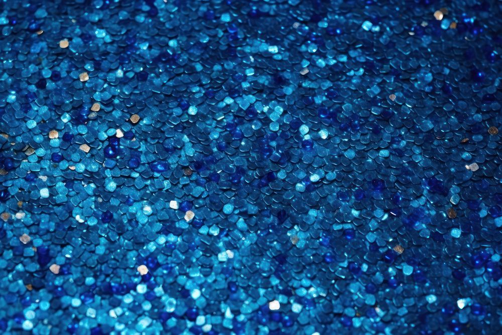  Blue glitter textured backgrounds blue turquoise. AI generated Image by rawpixel.