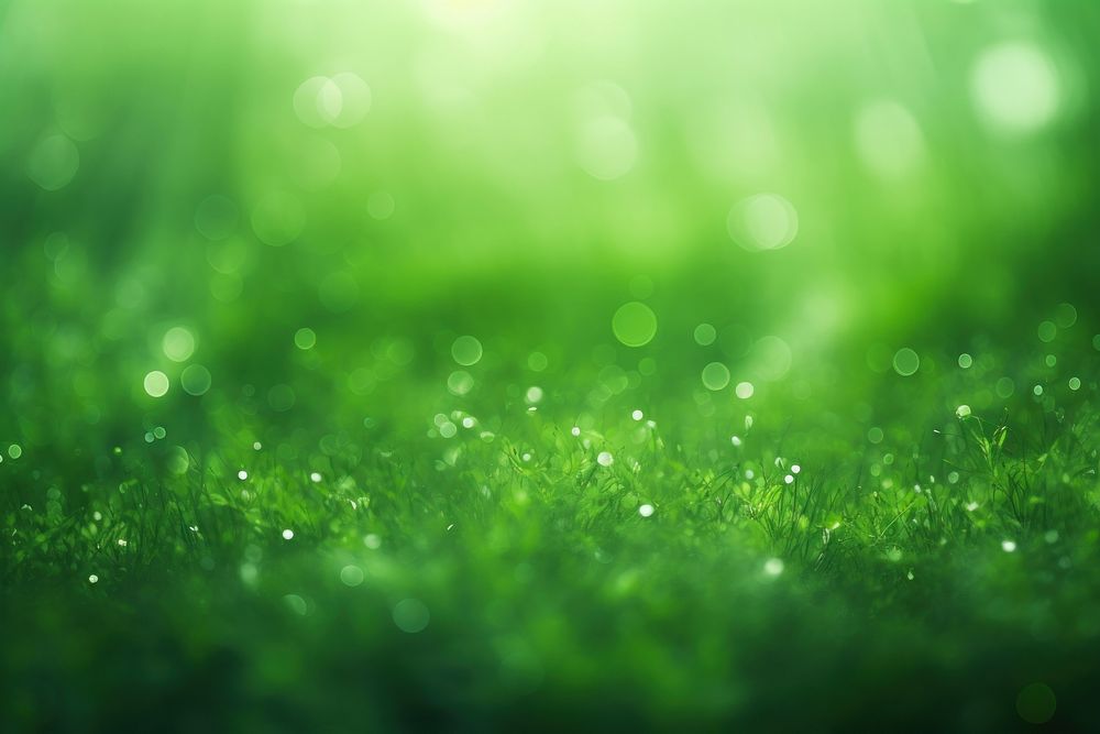 Blur natural green abstract Background backgrounds grass plant.