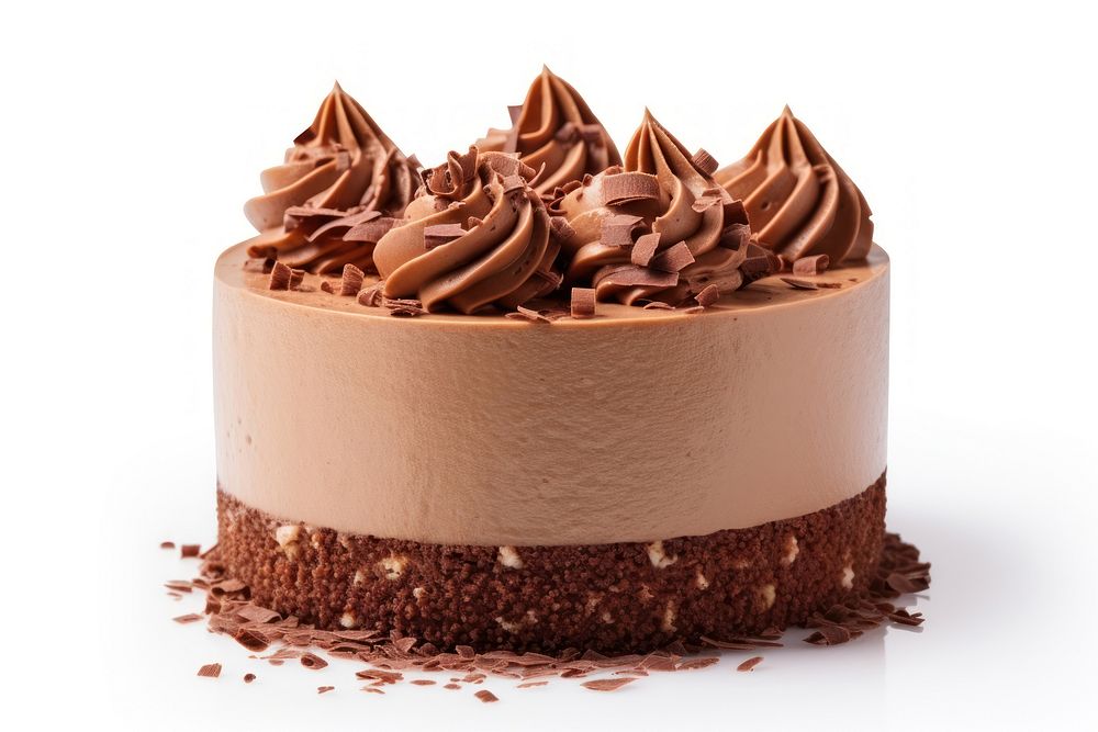 Chocolate mousse cake dessert food.