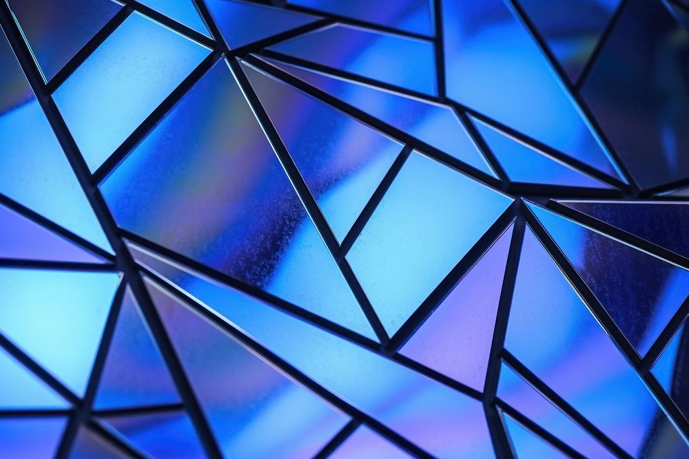 Abstract and geometrical blue backgrounds architecture.