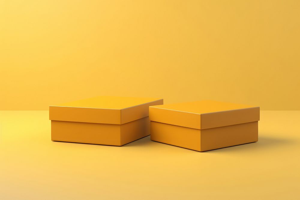 Boxes No Text yellow simplicity.