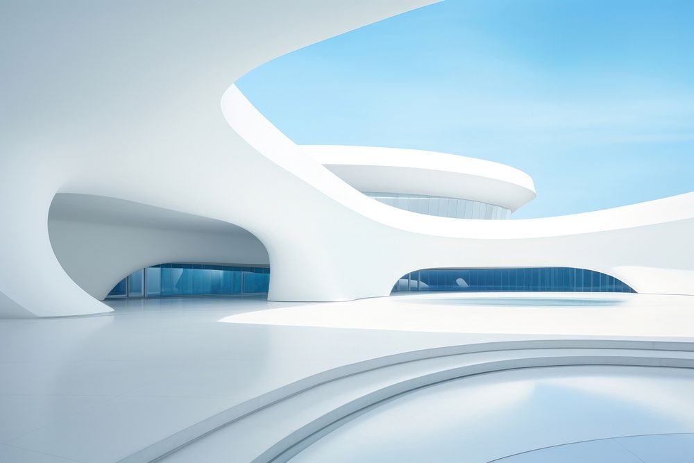  Architecture building shape daylighting. AI generated Image by rawpixel.