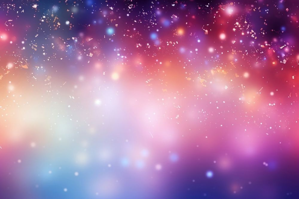 Rainbow colors blurred background with sparkle stars wallpaper backgrounds astronomy universe.