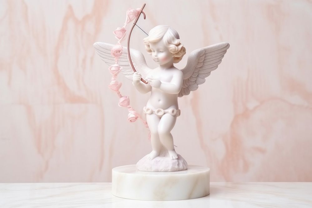 Angel cupid figurine representation spirituality.