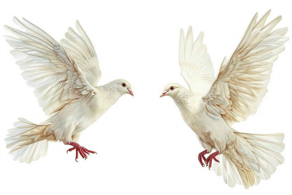 Flying bird doves as a symbol of peace animal flying white.