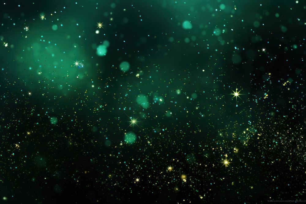 Green glitter background backgrounds astronomy universe.