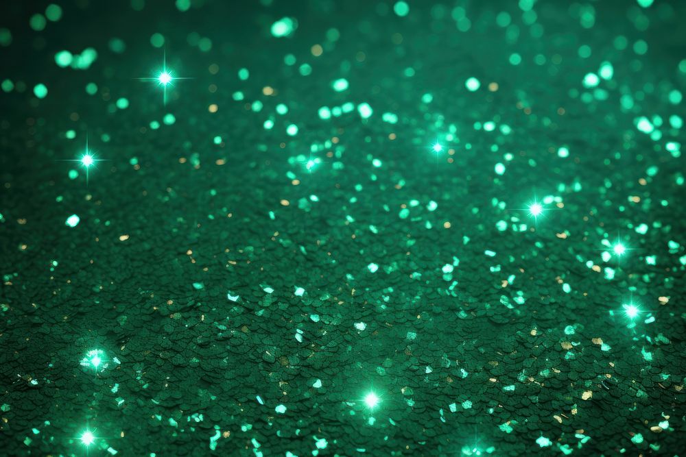 Green glitter background backgrounds illuminated astronomy.
