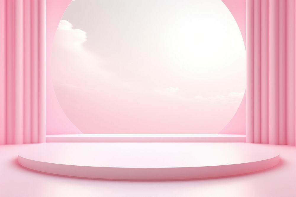  Pink background light architecture photography. AI generated Image by rawpixel.