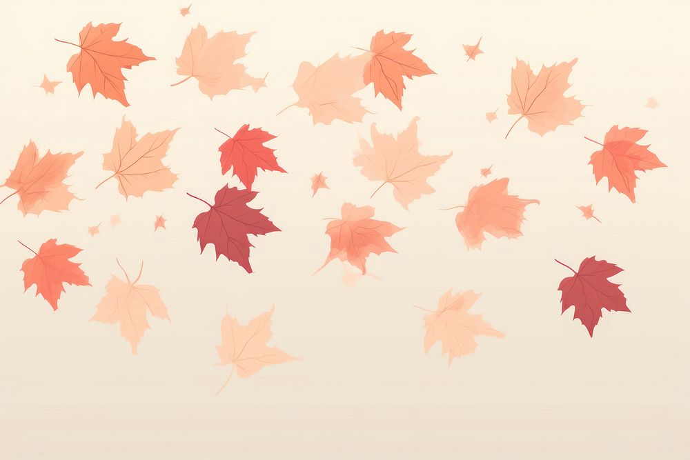 Maple leaves backgrounds autumn plant. AI generated Image by rawpixel.