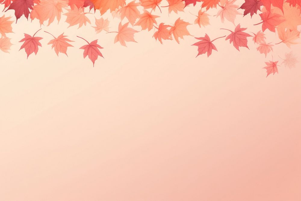 Maple leaves backgrounds autumn plant. AI generated Image by rawpixel.
