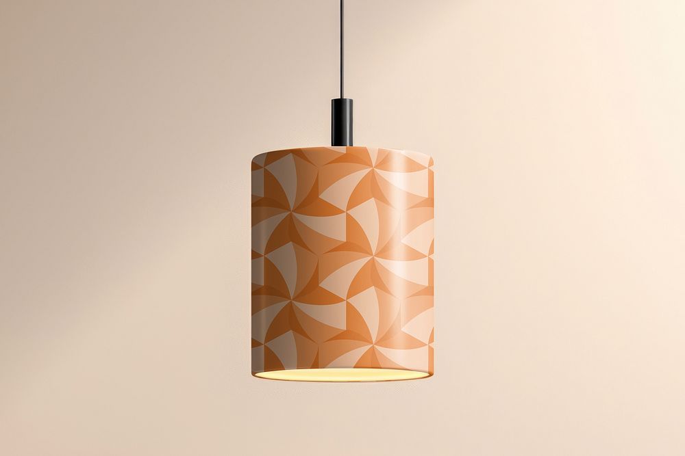Brown ceiling lampshade