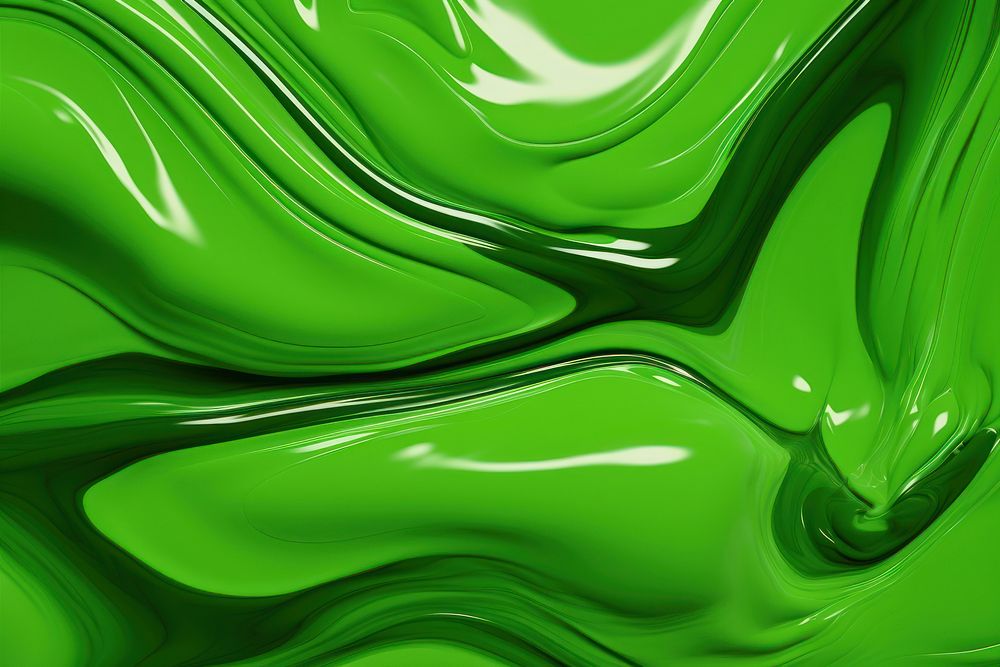 Monochrome realistic liquid effect green background backgrounds abstract textured.