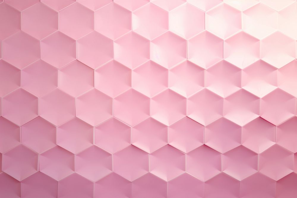  Pink pattern backgrounds hexagon. 