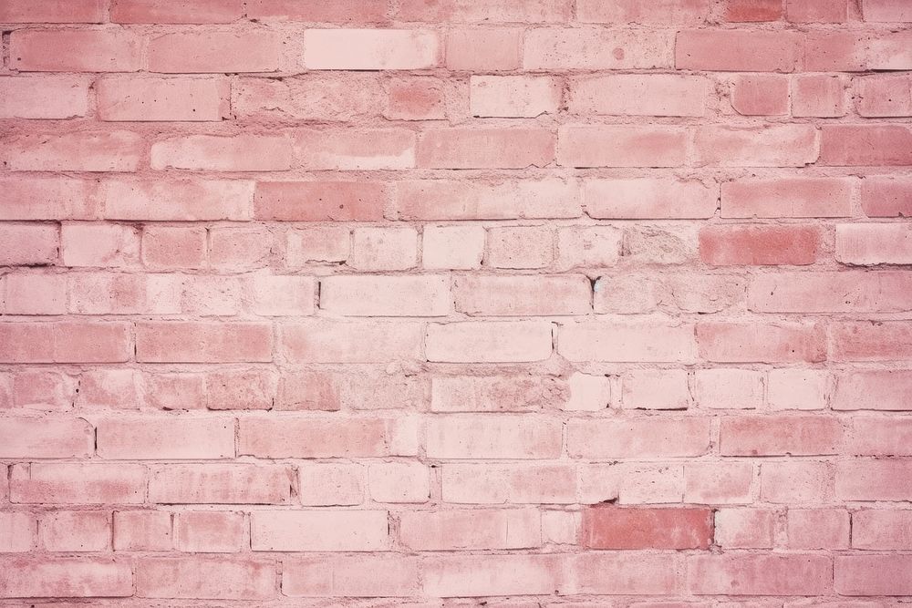  Pink brick background architecture backgrounds wall. AI generated Image by rawpixel.