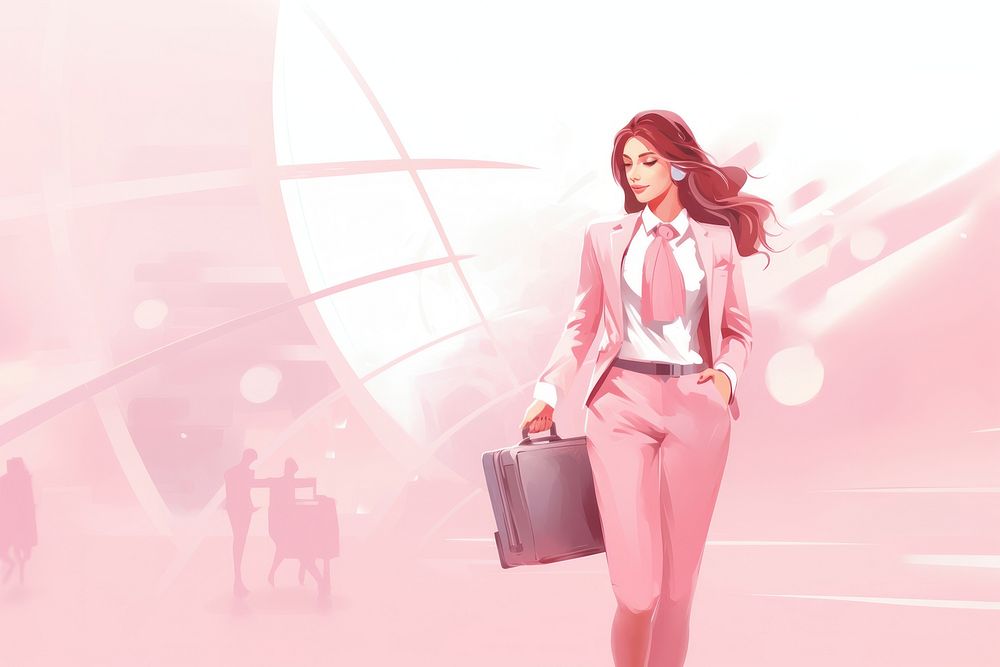  Pink anime adult bag. AI generated Image by rawpixel.