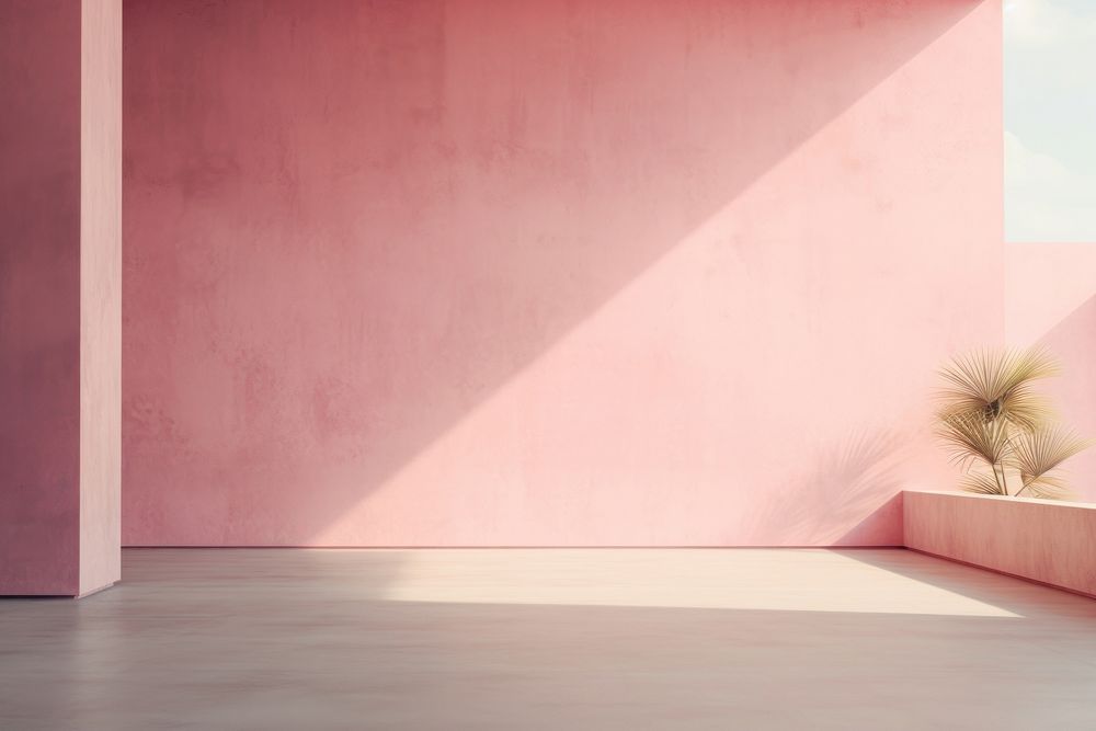  Pink concrete background architecture backgrounds building. AI generated Image by rawpixel.