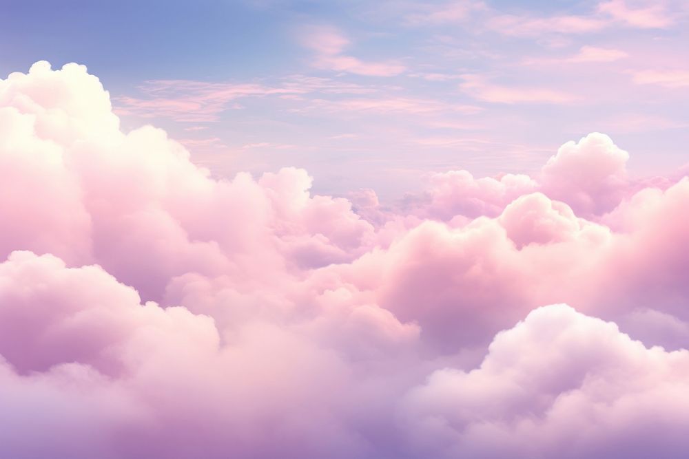  Pink cloud background backgrounds outdoors nature. AI generated Image by rawpixel.