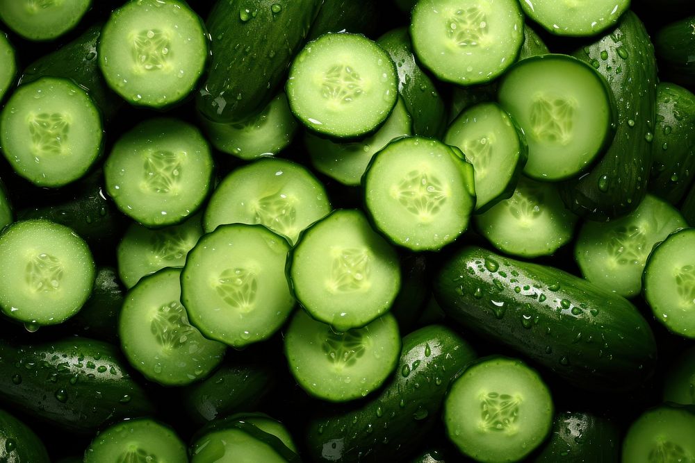 Vegetable cucumber food market.