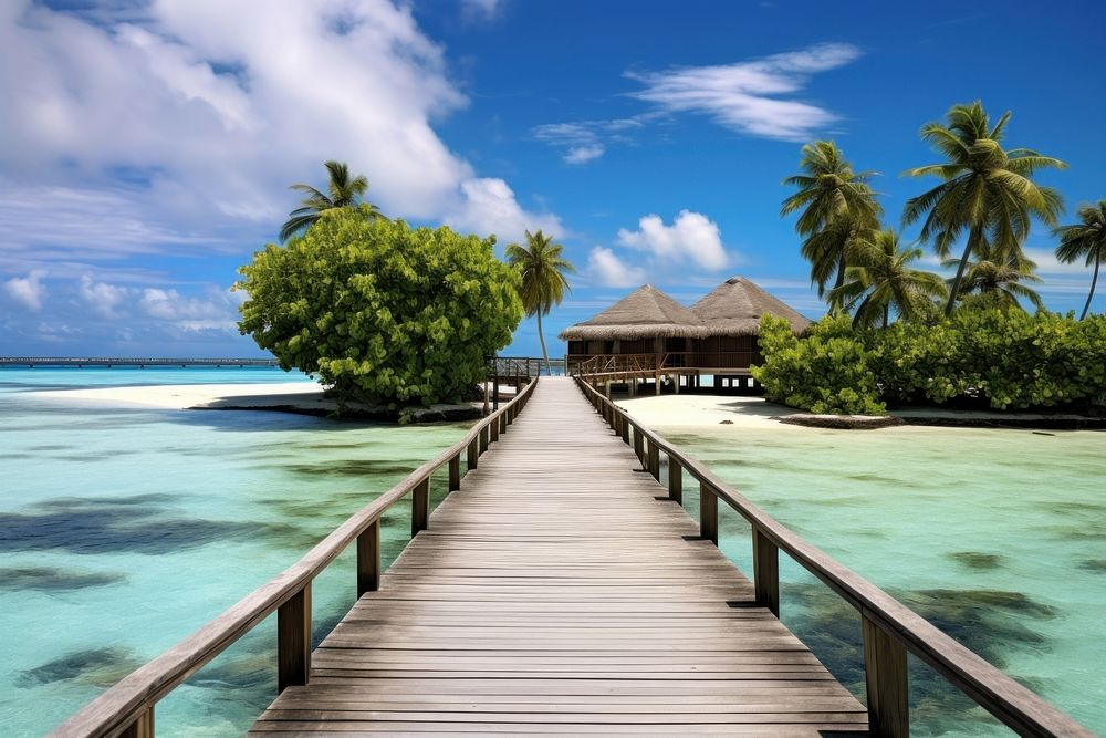 Maldives scenery outdoors nature ocean.