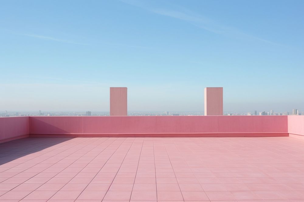  Pink outdoors nature roof. AI generated Image by rawpixel.