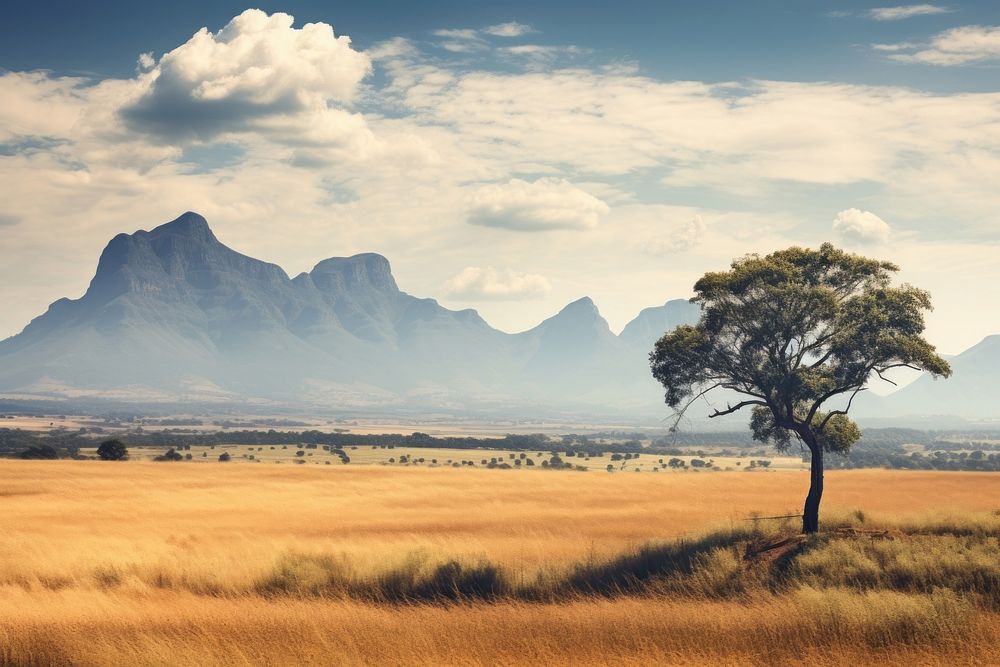 South africa scenery landscape grassland outdoors.