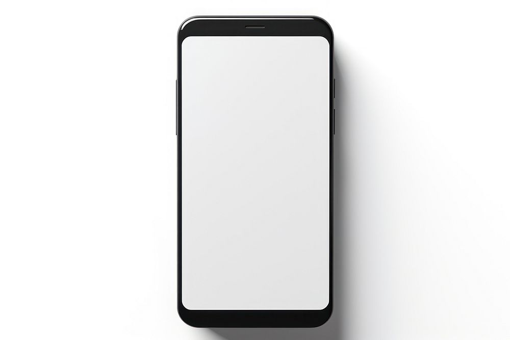 Photo Smartphone white background electronics technology.