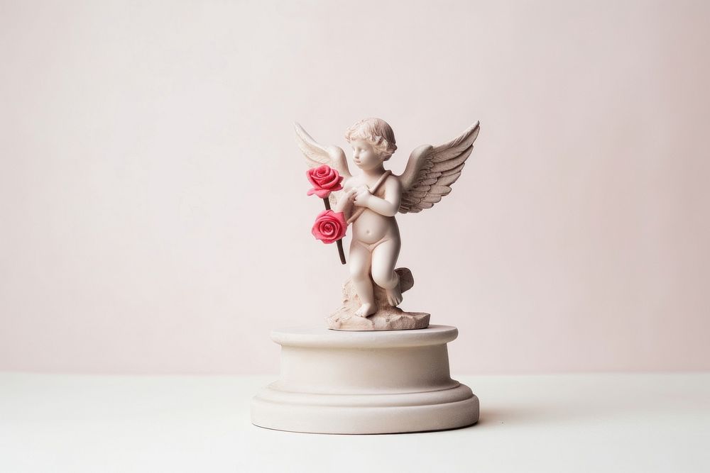 Angel cupid figurine representation celebration.