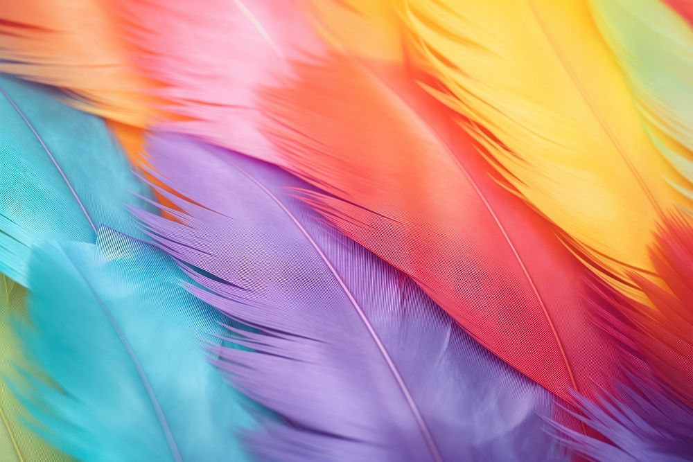 Rainbow backgrounds feather lightweight.