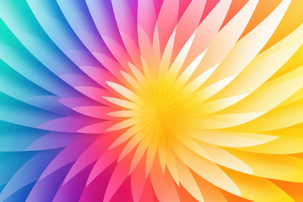 Rainbow backgrounds pattern inflorescence.